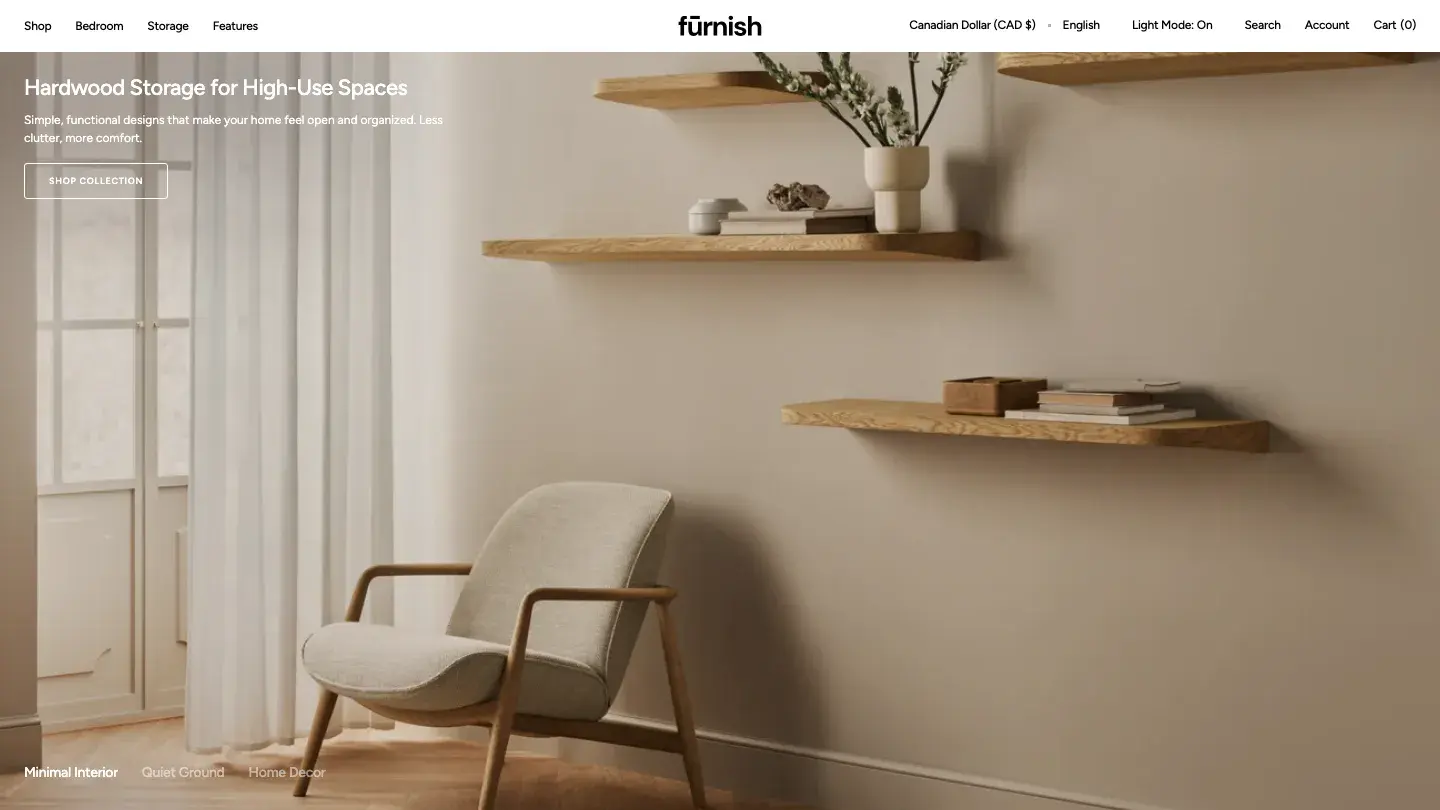 Furnish - Shopify Retail & E-commerce Website Theme