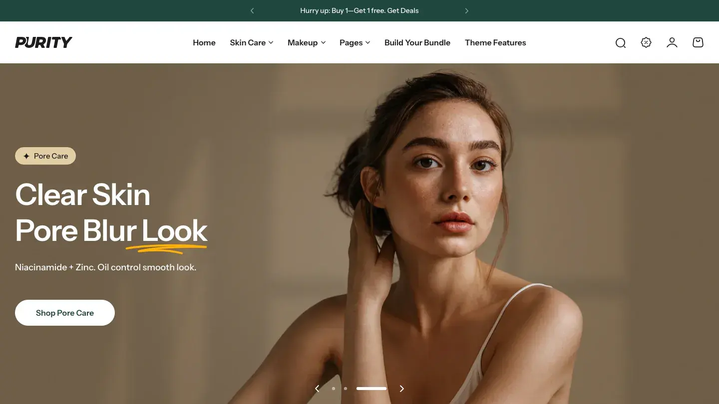 Purity - Shopify Retail & E-commerce Website Theme