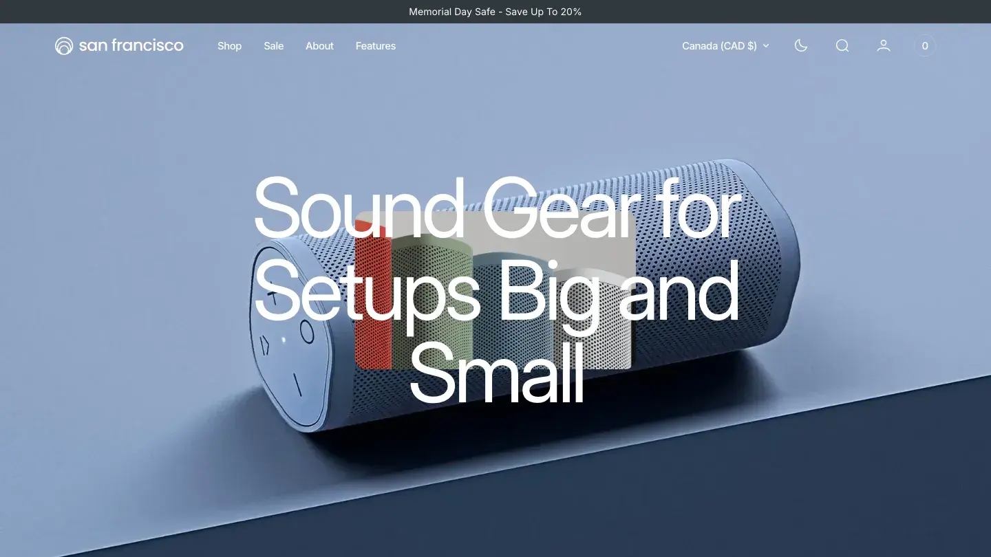 San Francisco - Shopify Retail & E-commerce Website Theme