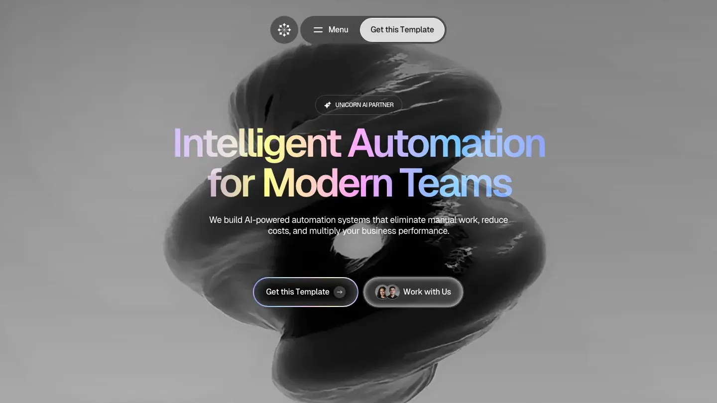 Conicorn - Webflow Technology & Software Website Template