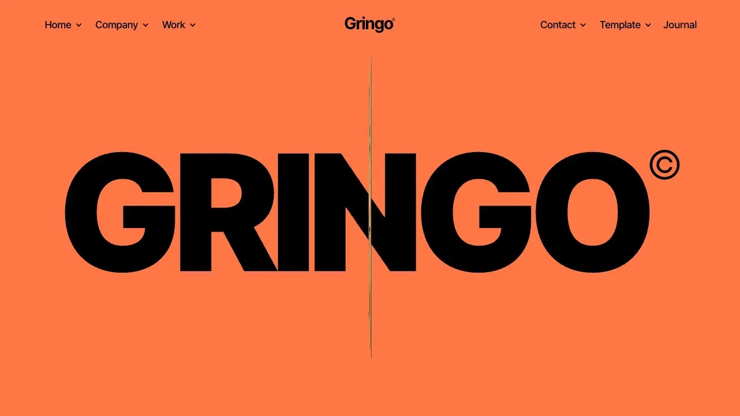 Gringo - Webflow Portfolio & Agency Website Template