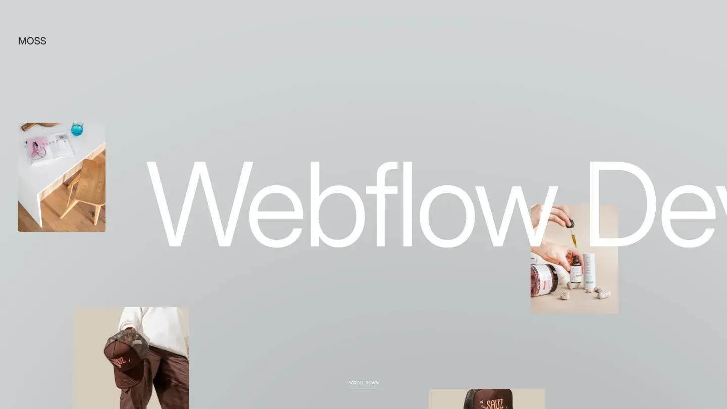 MOSS - Webflow Portfolio & Agency Website Template
