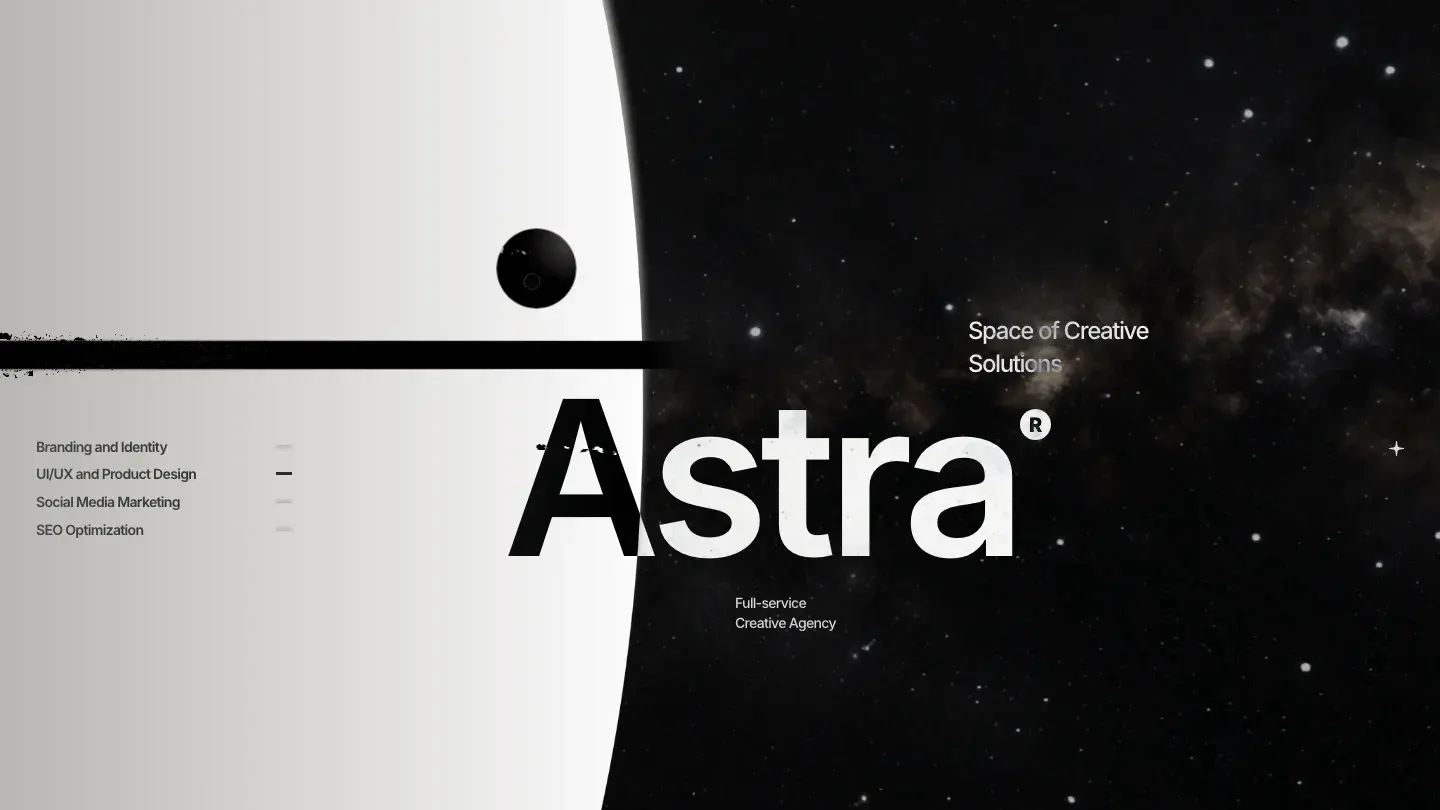 astra - Framer Portfolio & Agency Website Template