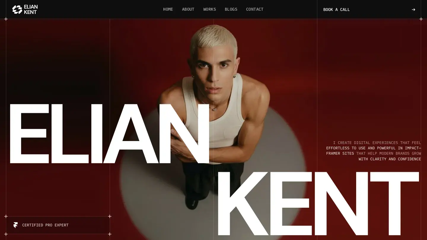 elian - Framer Portfolio & Agency Website Template