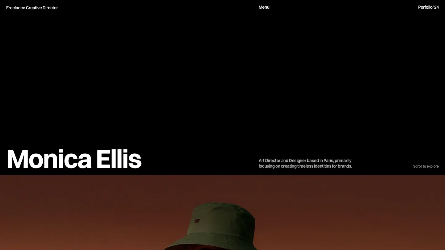 monica-ellis - Framer Portfolio & Agency Website Template