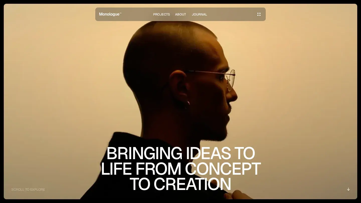 Monologue - Framer Portfolio & Agency Website Template