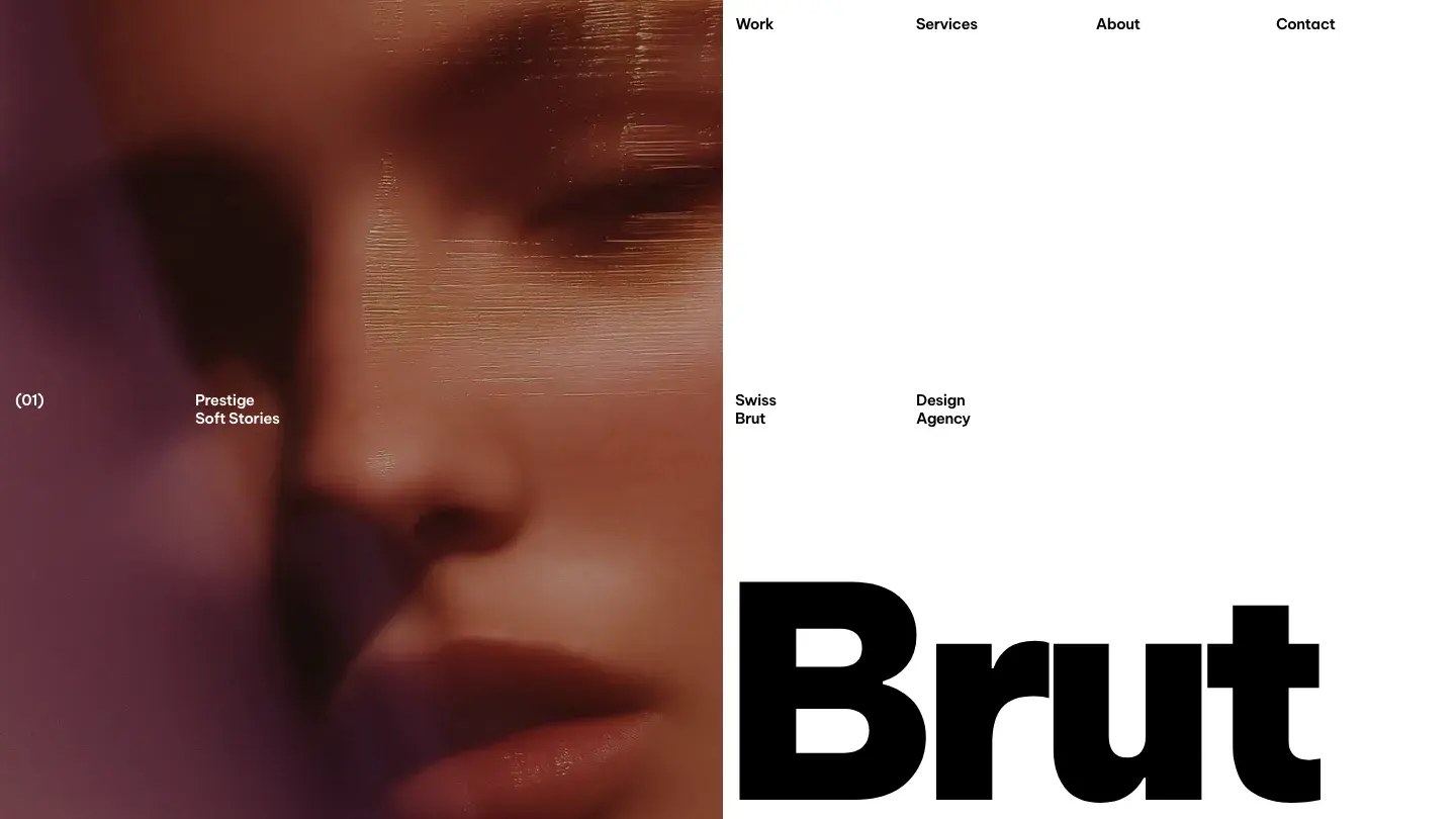 swissbrut - Framer Portfolio & Agency Website Template