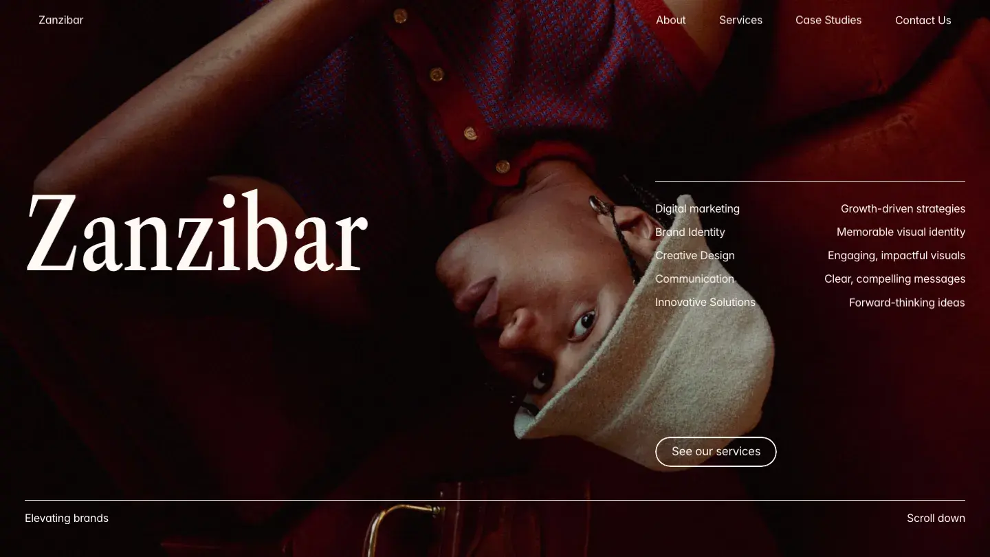 zanzibar - Framer Professional Services Website Template